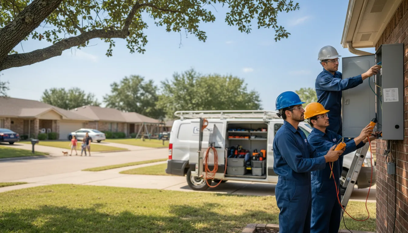 Certified electrician providing emergency electrical services in Meadow, SD